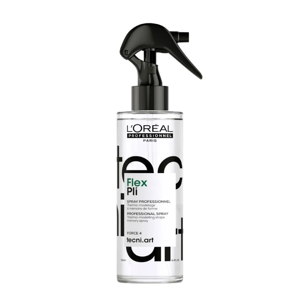 L'Oréal Professionnel, Spray Modellante, Pre-Styling, Per Creare Onde, Per Tutti i Tipi di Styling, Volumizzante, Lunga Tenuta, Tecni Art Pli, 190 ml