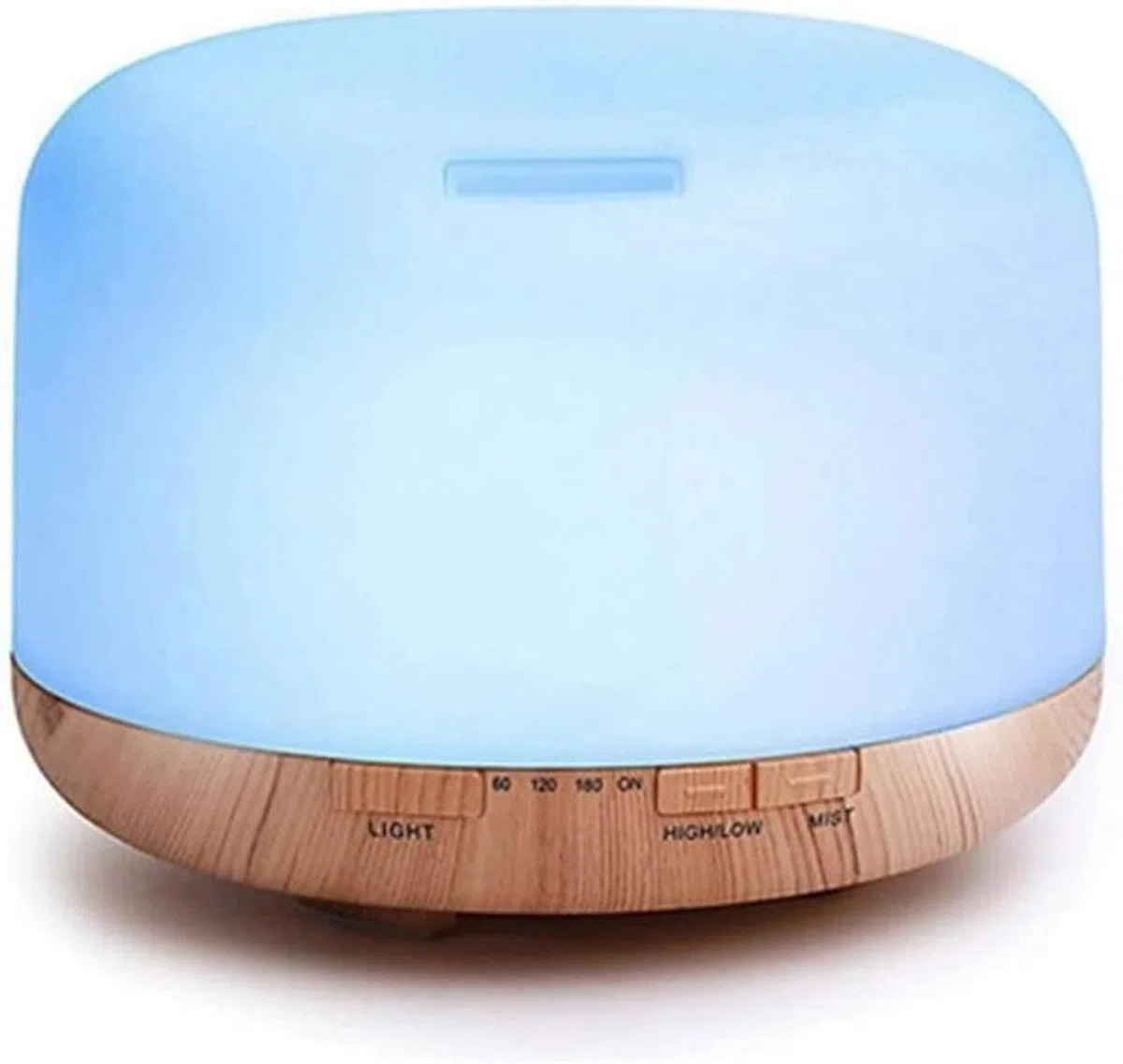 Diffusore di oli essenziali premium da 300 ml, vaporizzatore for umidificatore di oli profumati for aromaterapia ad ultrasuoni 5 in 1, timer e interruttore di sicurezza for lo spegnimento autom
