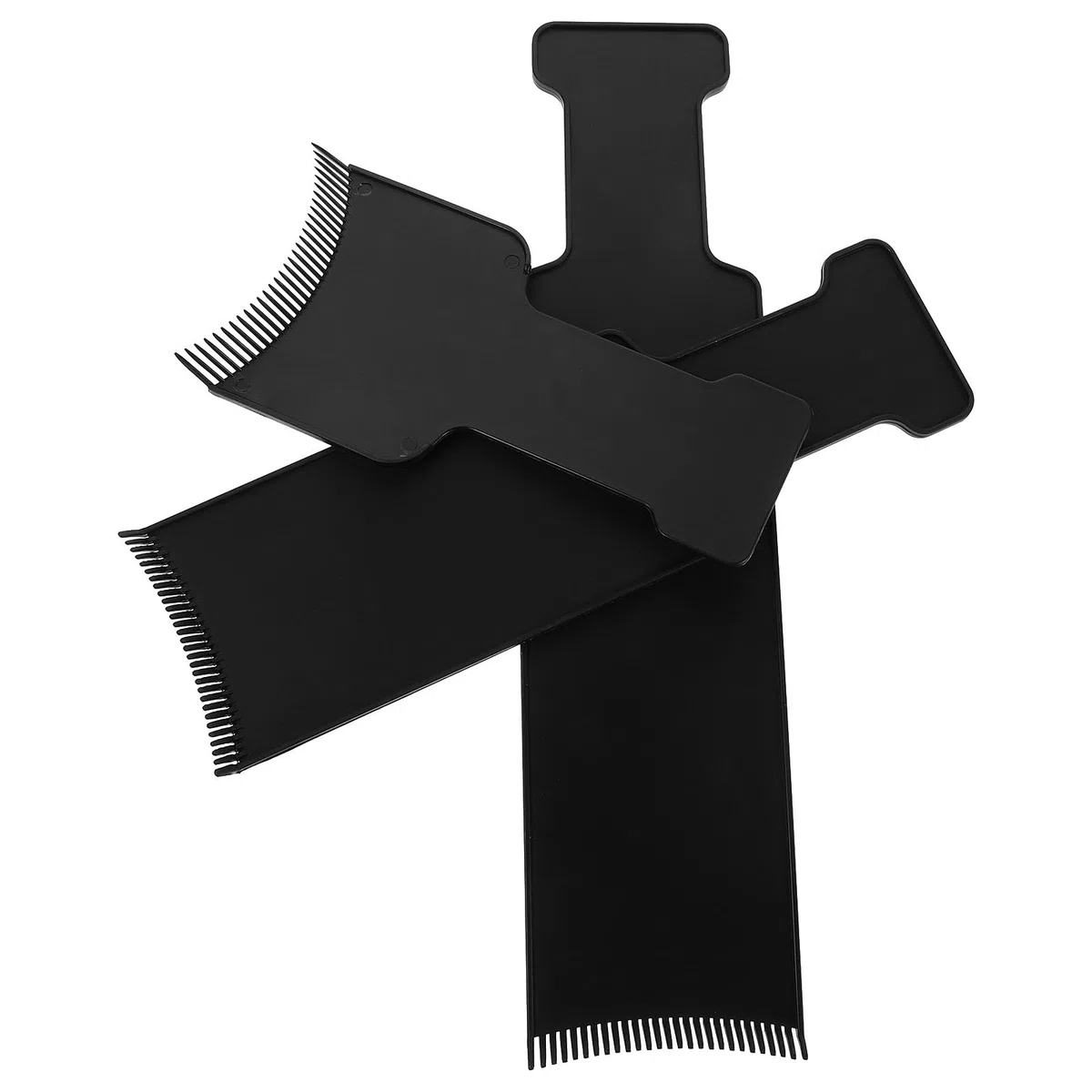 Tavoletta per Balayage Applicazione Uniforme del Colore in Plastica Nera Set 3 Pezzi senza Danneggiare i Chioma per Parrucchieri Professionali per Uso Salon e Fai da Te