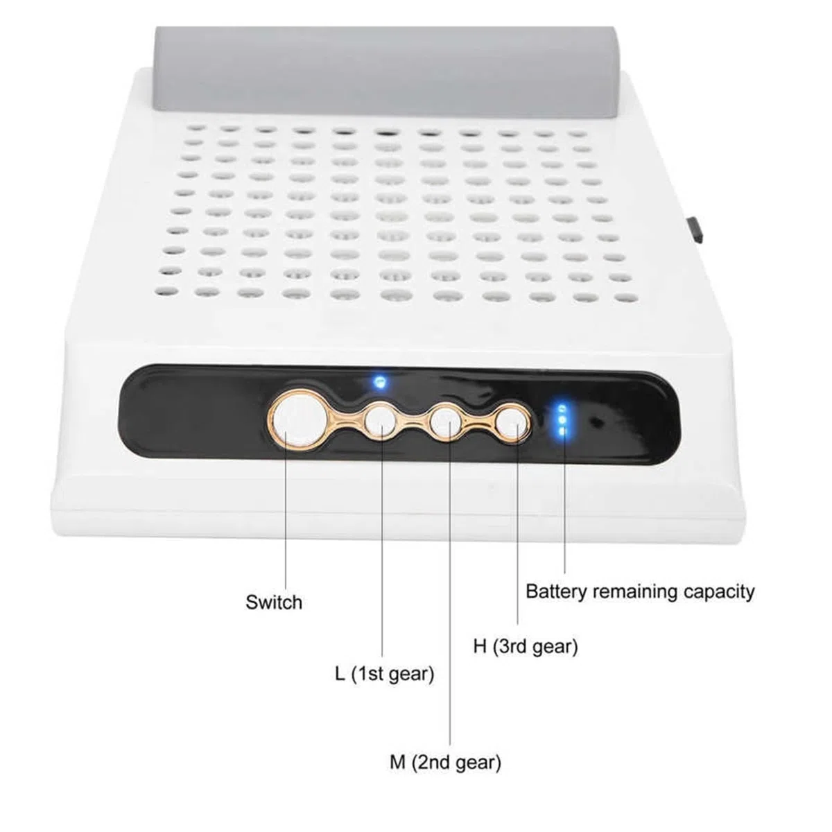 Aspiratore Unghie, Aspirapolvere professionale for collettore di polveri for unghie da 70 W ad alta potenza Strumento for nail art Forniture for negozi for supermercati