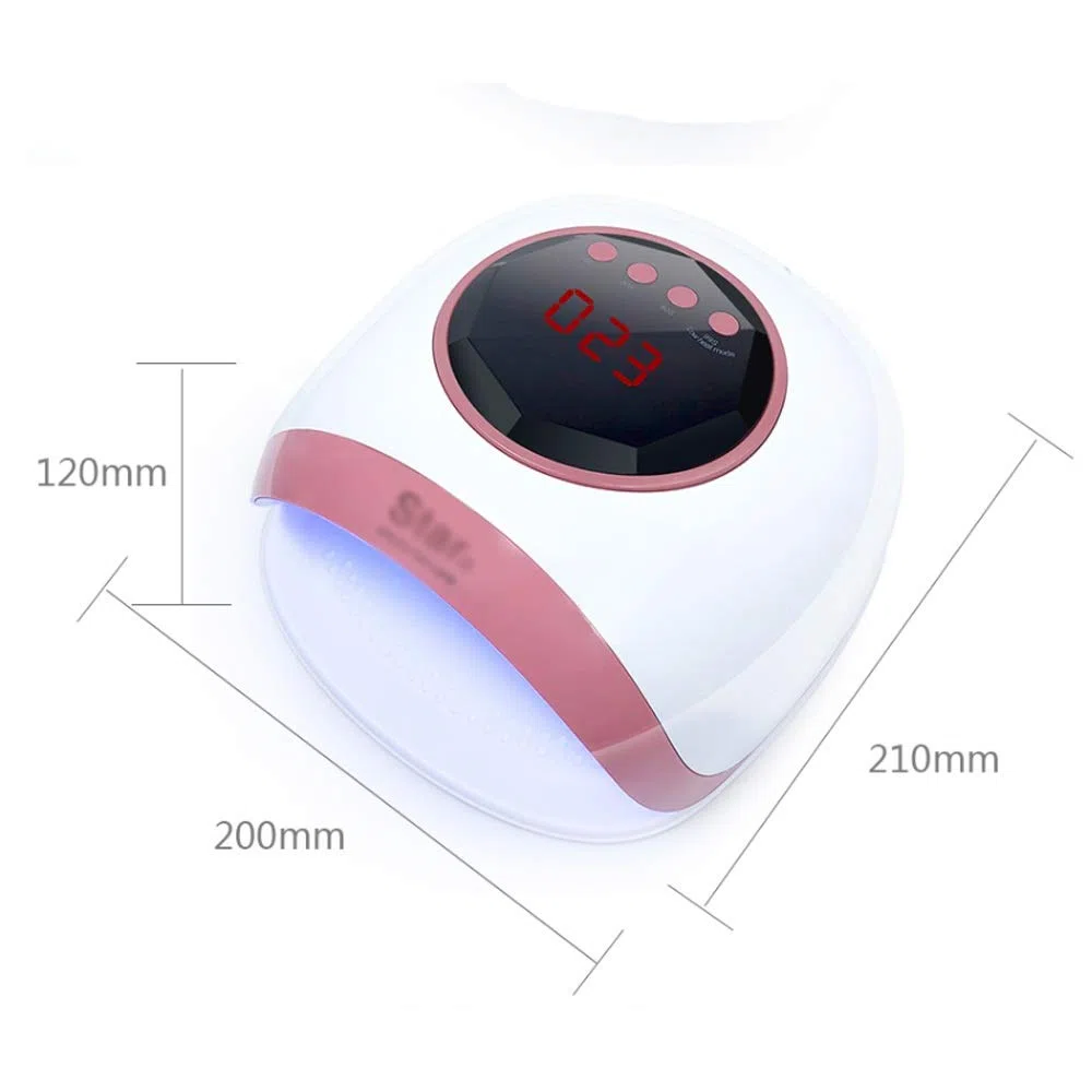 FAXIOAWA Lampade per Unghie Lampada per Asciugatura Unghie LED Profession 72W Lampada per Manicure per Asciugatura Smalto Gel per Unghie
