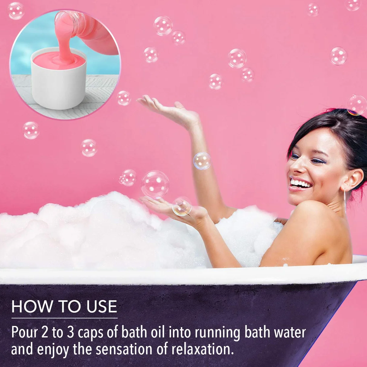 Schiuma da Bagno con Olio Essenziale Assoluto di Rosa 1000 ml - Cura del Corpo - Buon Sonno - Bellezza - Bagno - Cura del Corpo - Benessere - Relax - Aromaterapia - Spa - Aroma di Rosa - Bagnoschiuma