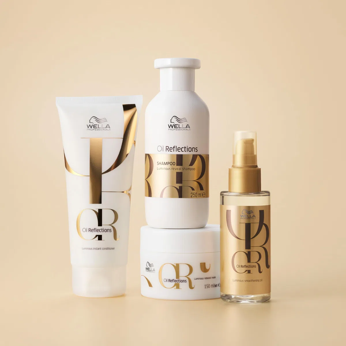 Wella Professionals OIL REFLECTIONS Olio capelli riflessante delicato - Ottimo anticrespo capelli con shampoo professionale capelli e balsamo