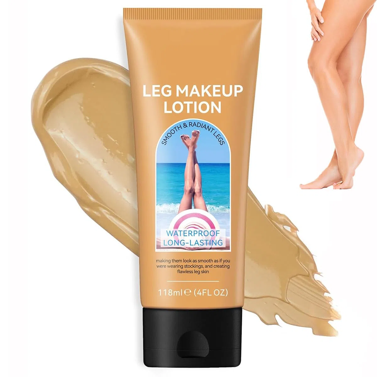 Baorder Trucco impermeabile per gambe e corpo, copertura del tatuaggio e delle cicatrici, fondotinta a lunga durata