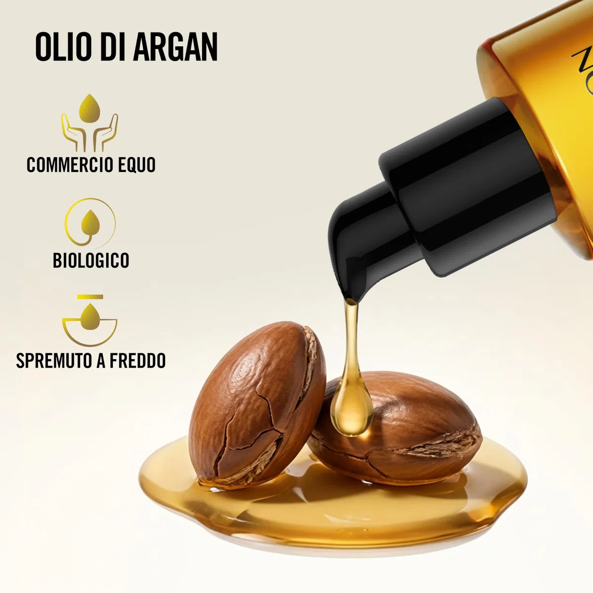 REVLON PROFESSIONAL Orofluido Argan Oil Elixir, Olio Nutriente Capelli All'Olio di Argan, Anti Crespo, Vegano, per Capelli Morbidi e Luminosi, 85ml