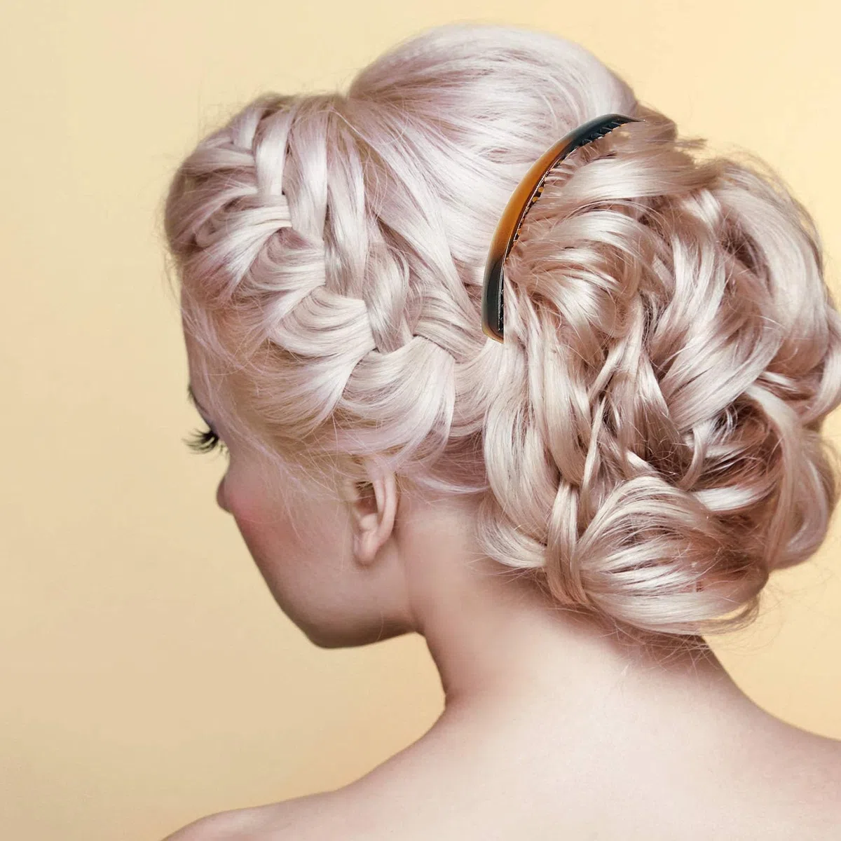 6 Pezzi Pettinini Fermacapelli, Pettine per Capelli Laterali in Plastica, Pettine per Capelli in Plastica, Pettine Francese Fermagli per Capelli, Pettinino per Capelli, per Capelli Fini, Ragazze