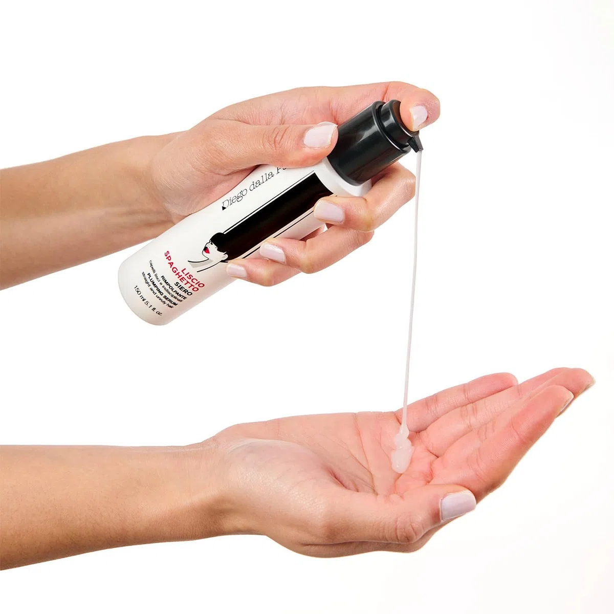 Diego dalla Palma | LISCIOSPAGHETTO Siero Rimpolpante Booster Lisciante Riparatore Intensivo con Acido Ialuronico, 150ml