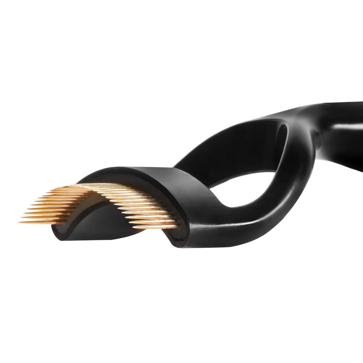 TWEEZERMAN Pettine per ciglia LASHCOMB 38 & 60 (per occhi a mandorla e rotondi, rimuove il mascara e separa le ciglia, pieghevole, formato da viaggio)