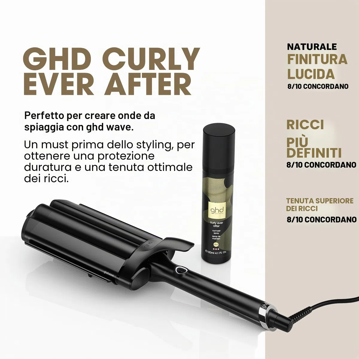 ghd Curly Ever After - Spray modellante per ricci