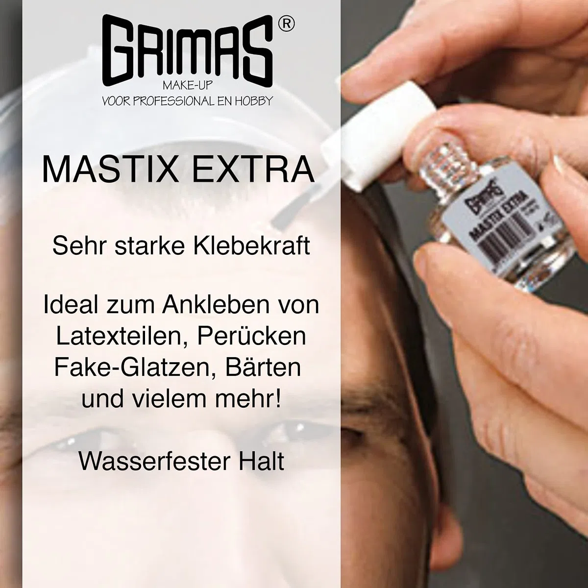 Grimas – Colla mastice per make-up, linea: Mastix Extra, 10 ml, 2060100006