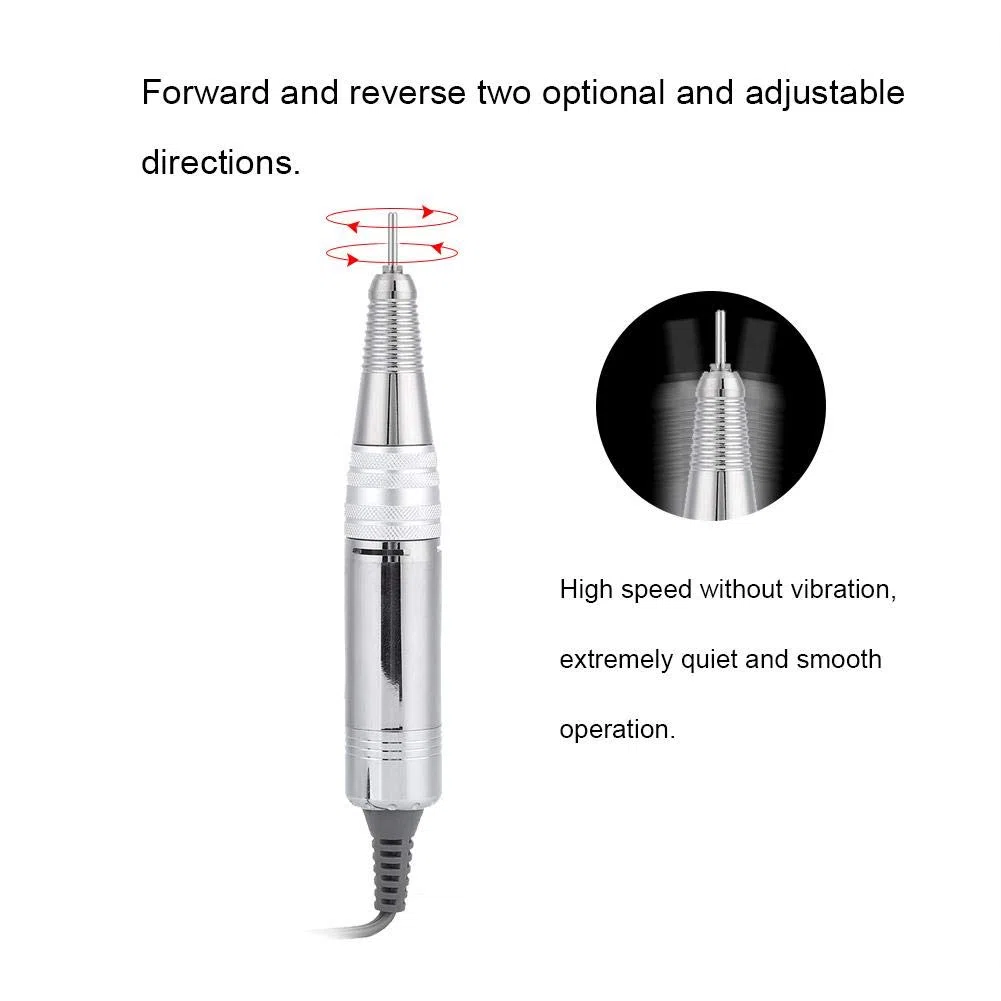 35000 RPM Manicure Nail Drill Maniglia di Ricambio Maniglia per lucidatrice elettrica