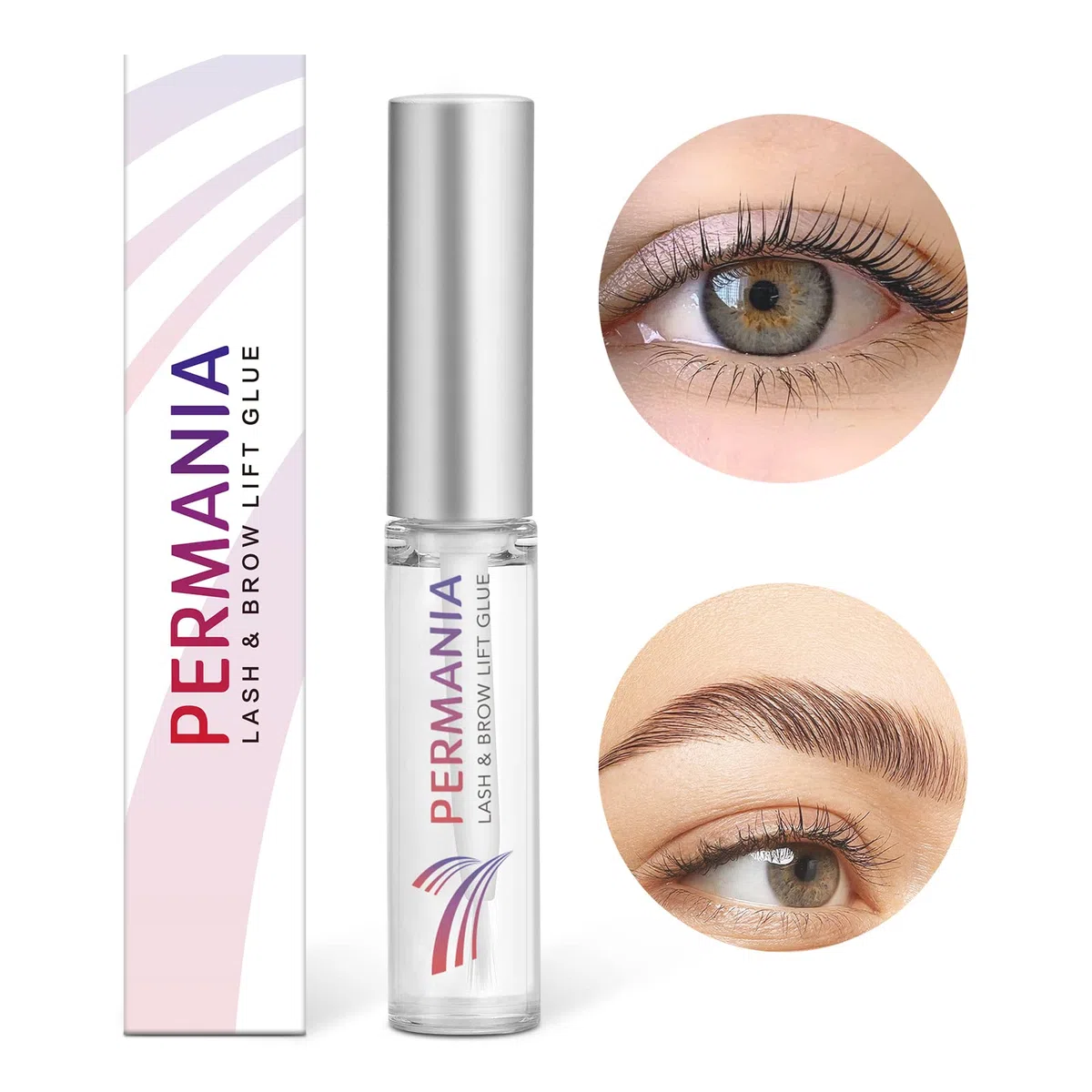 PERMANIA Colla per il sollevamento delle ciglia, Lash Lift Glue, Colla per ciglia, Impermeabile, Asciugatura rapida, Nessun cattivo odore, Dura 6 settimane (7 ml)