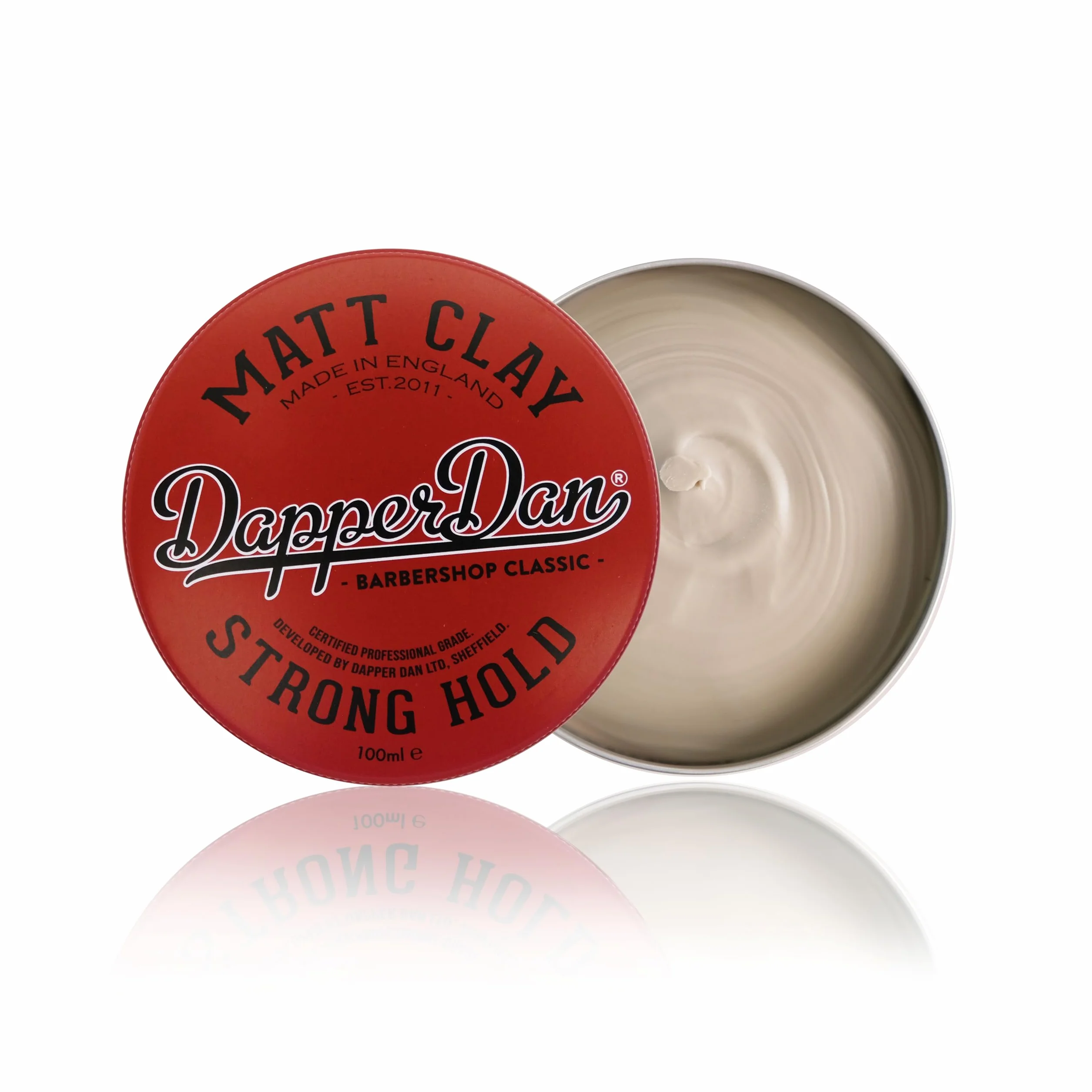 Dapper Dan, argilla opaca a tenuta forte, finitura opaca, zafferano affumicato e profumo per pelle, 100 ml