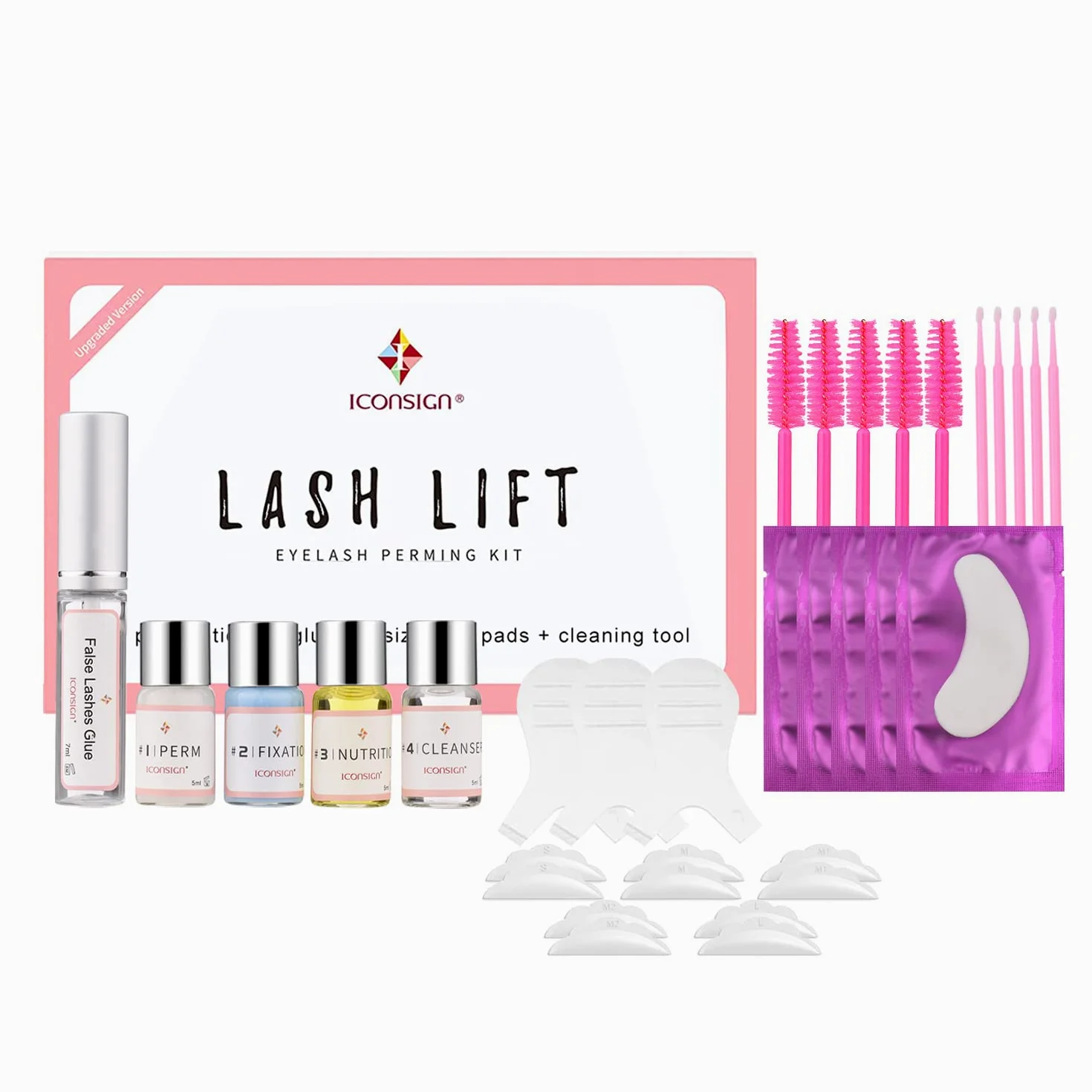 Bestauty Kit Laminazione Ciglia, Laminazione Ciglia Kit Completo, Kit Extension Ciglia, Kit Professionale Semipermanente per Ciglia, Adatto per Uso Quotidiano e in Salone.