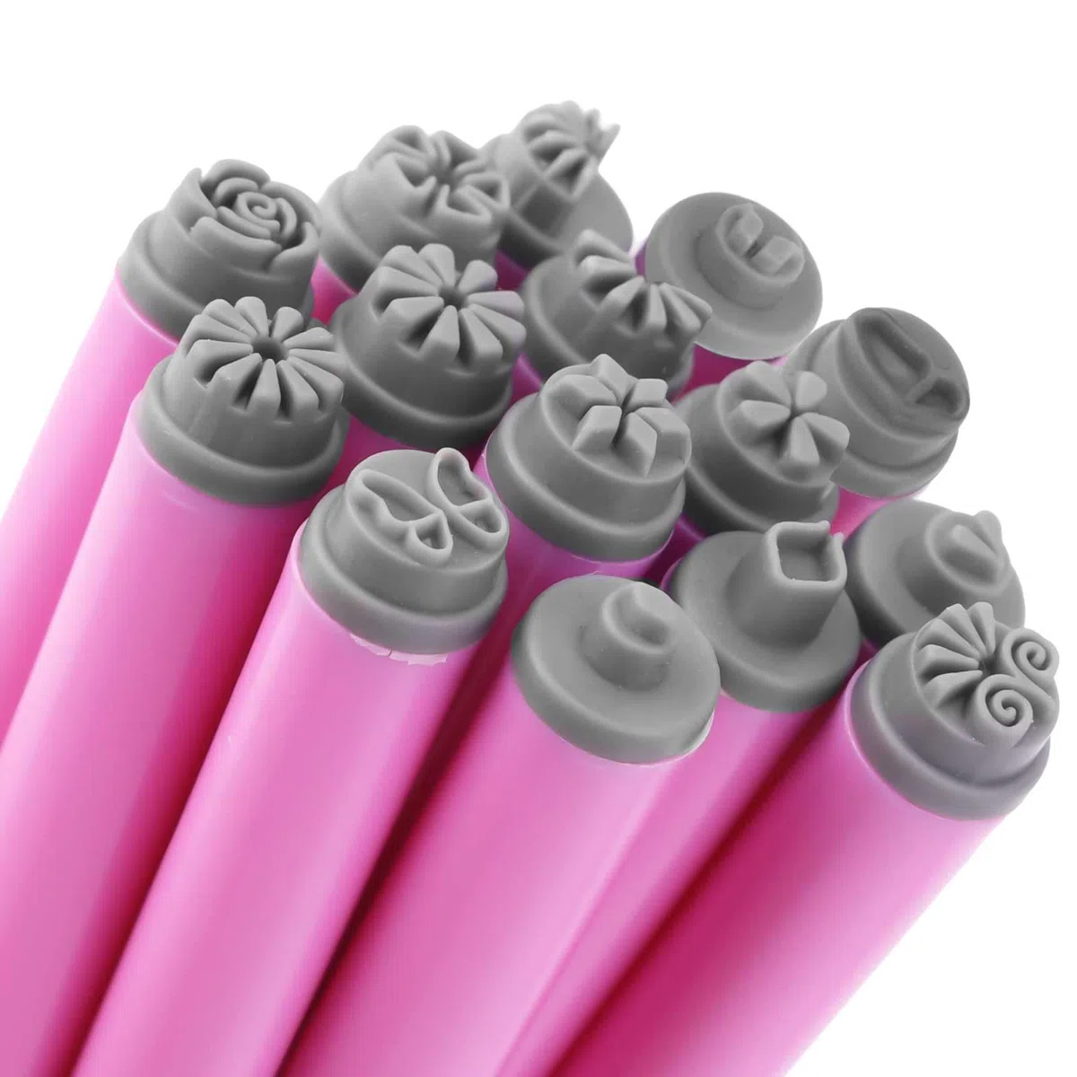 15pz Penna Timbri Unghie, Vari Design Set Penna Timbri Unghie Penna Timbri Fiore Unghie Set Penna Timbri Farfalla Unghie Penna Timbro Decori Unghie Forniture per Unghie Perfette Donne