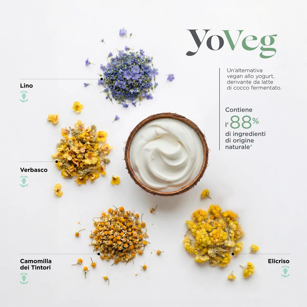 Kemon Yo Cond Antracite - Maschera Riflessante Professionale con Formula YoVeg e Velian Complex, Nutre e Illumina i Capelli in 3 Minuti, 88% Ingredienti Naturali, 200 ml