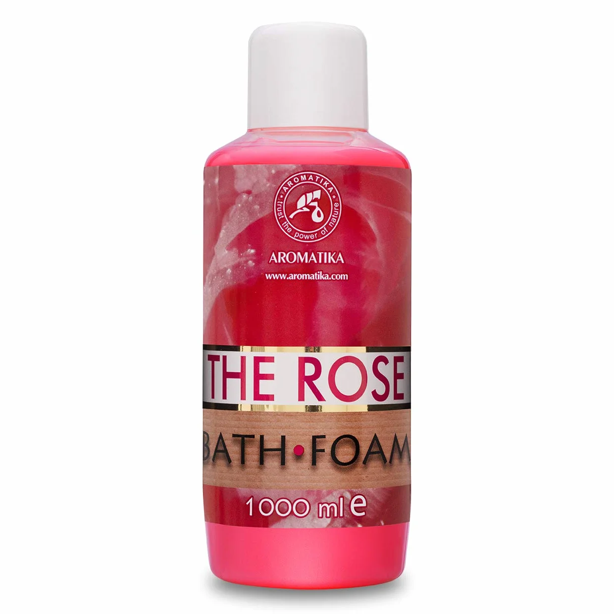 Schiuma da Bagno con Olio Essenziale Assoluto di Rosa 1000 ml - Cura del Corpo - Buon Sonno - Bellezza - Bagno - Cura del Corpo - Benessere - Relax - Aromaterapia - Spa - Aroma di Rosa - Bagnoschiuma