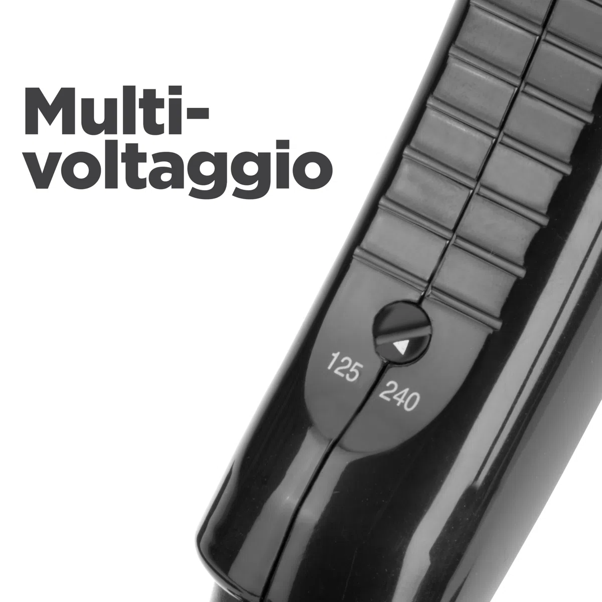 BaByliss Asciugacapelli da viaggio, leggero e potente, 2000W, Doppio voltaggio, utilizzo universale, 2 temperature/velocità, nero/arancione, 5344E