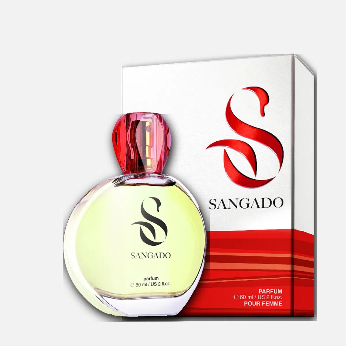 SANGADO Tabacco Vaniglia Profumo Per Donne, Lunga Durata 8-10 Ore, Fragranza Lussuosa, Orientale Speziato, Preziose Essenze Francesi, Extra-concentrato (parfum), Un Grande Regalo, 60 ml