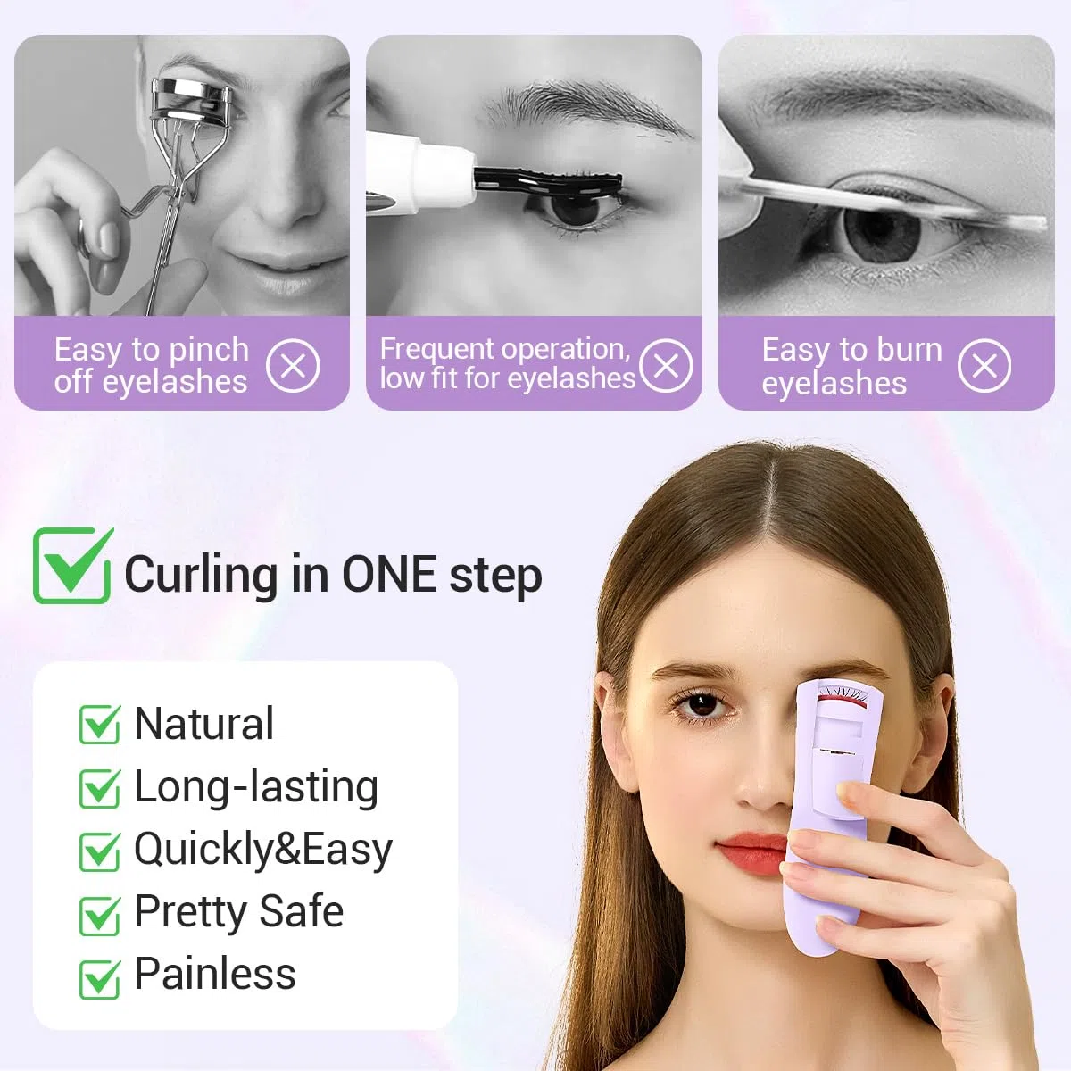 TOUCHBeauty Piegaciglia Riscaldabile Elettrico
