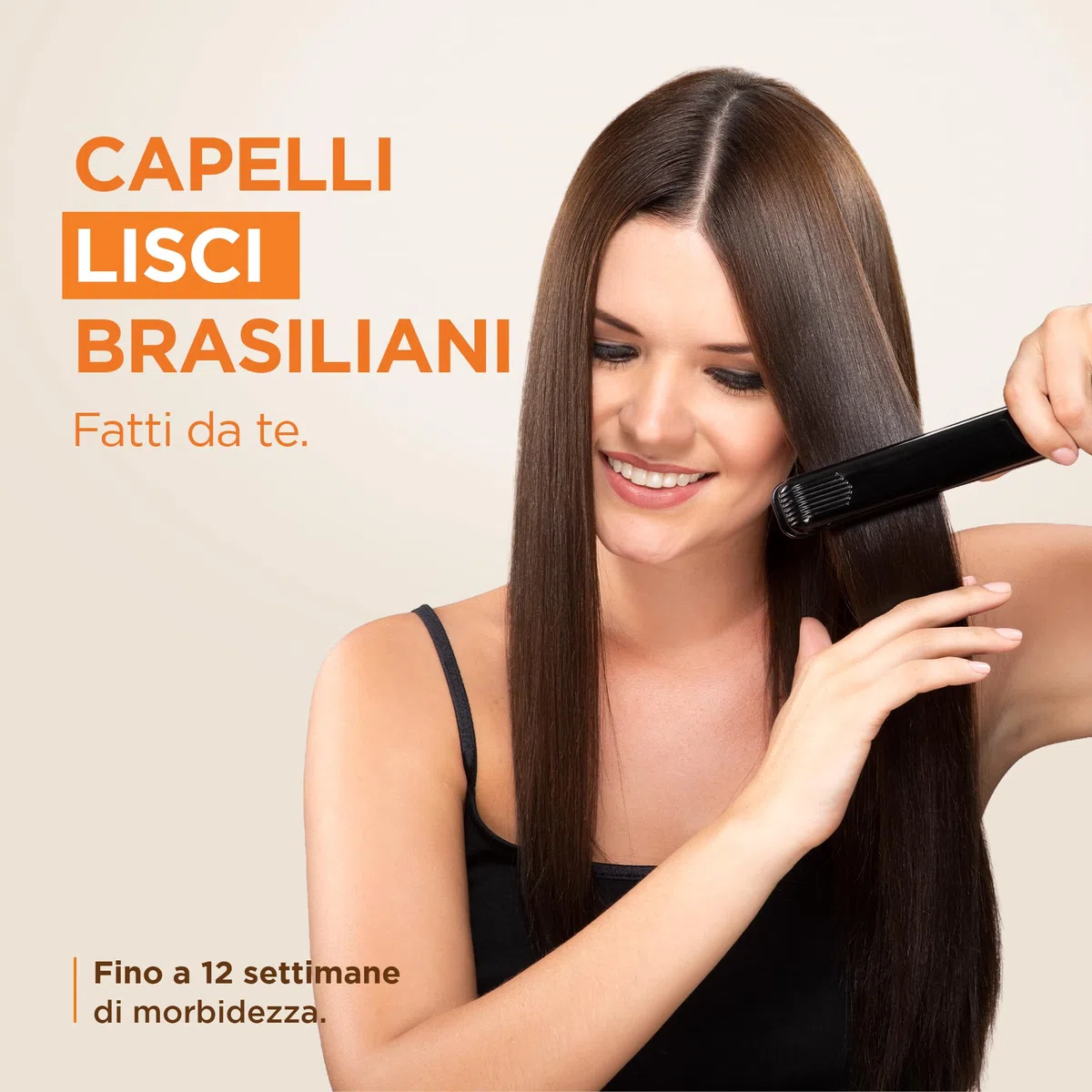 Kativa - Kit lisciante brasiliano (cheratina) con olio di argan e acido ialuronico | Trattamento Lisciante Professionale a Casa - Durata Fino a 12 Settimane - Facile da Applicare | 1 pezzo