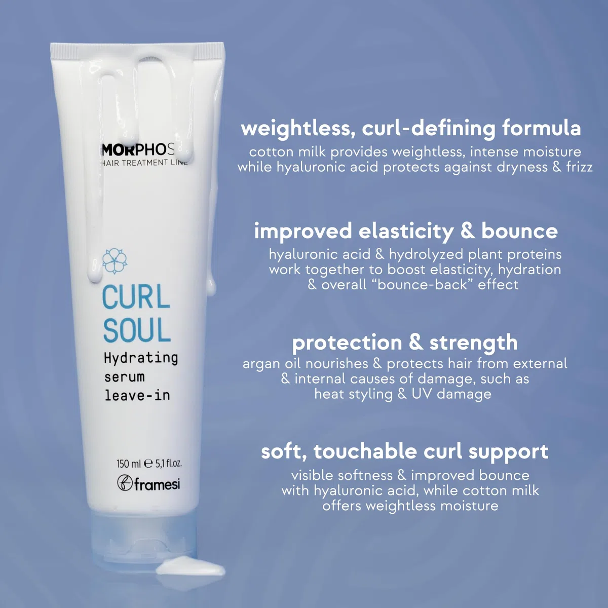 Framesi Morphosis Curl Soul Hydrating Serum Leave-in 150 ml