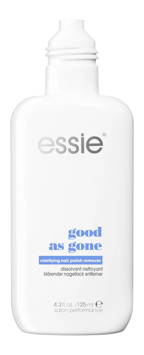 essie Good as gone - Solvente chiarificante per unghie, confezione doppia, pulizia e sbiancamento, 2 x 125 ml