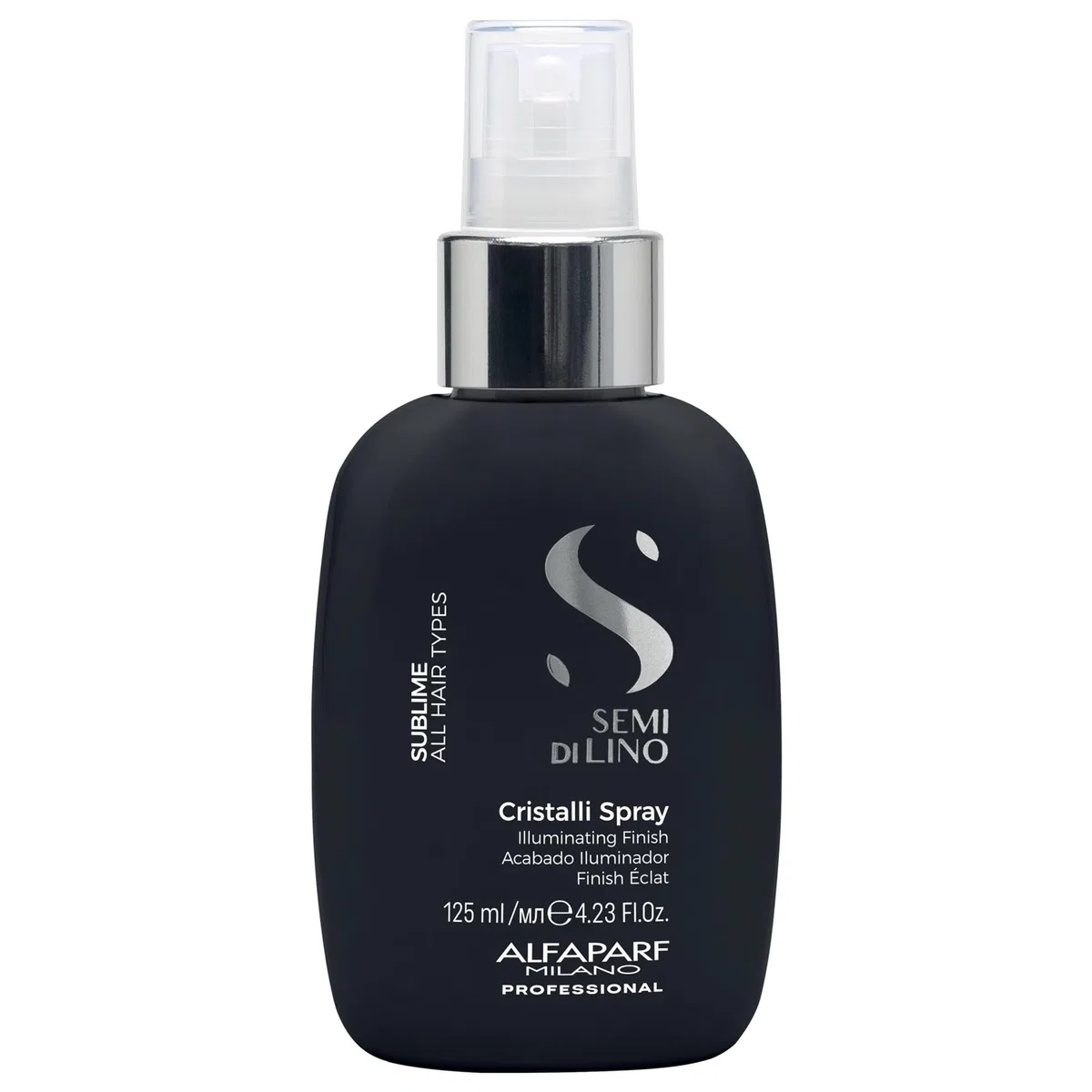 Alfaparf Milano| Semi di Lino Sublime |Cristalli Spray - Finish illuminante istantaneo per tutti i tipi di capelli, 125ml