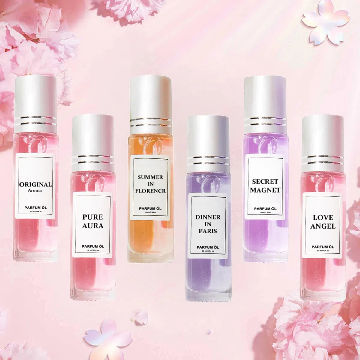 6 Pezzi 2025 Nuovo Profumo di Feromoni Donna Originale Scent Feromoni Profumi Feromoni Ambientato Scents Feromoni Profumo Mini Profumo Set Portatile e Lunga Durata