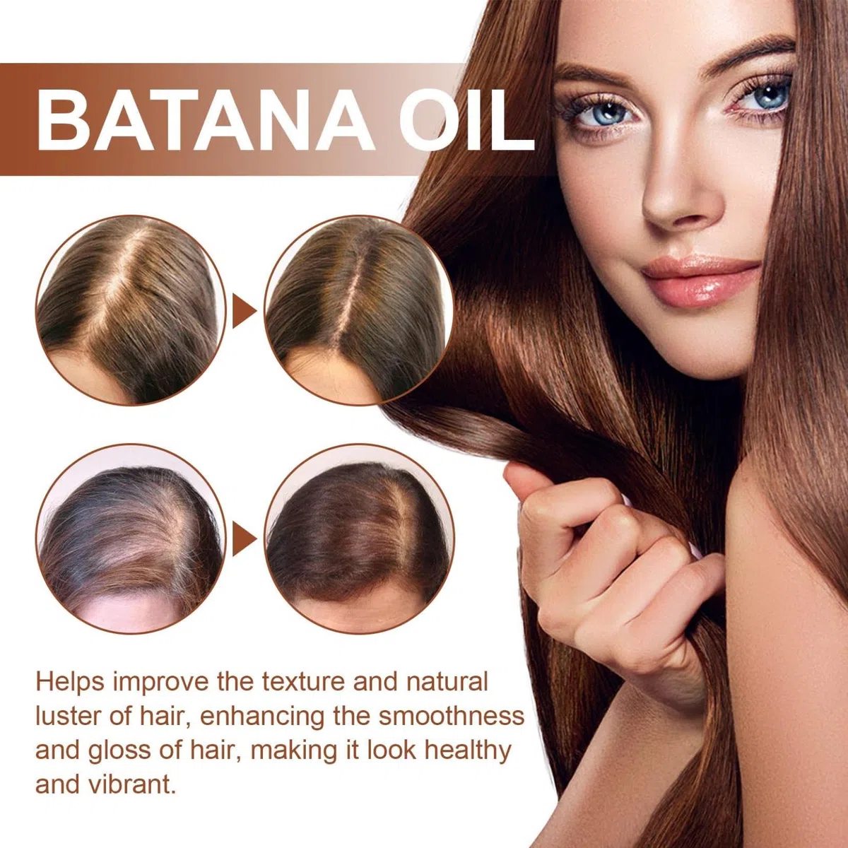 Batana Oil Hair Treatment, Batana Oil For Hair Growth, Batana Oil Organic, Conditioner Leave in Botanical Extracts & Vitamine, Batana Oil Conditioner Leave In Botanical Extracts & Vitamine 120ml (3PC)