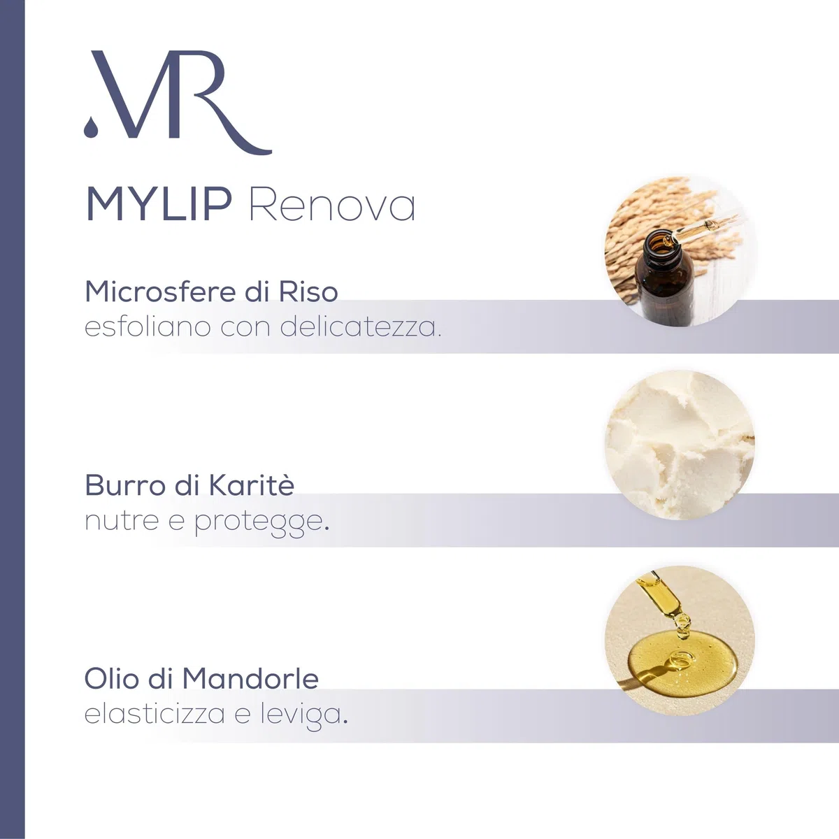 MyLip Scrub Labbra - Levigante con Microsfere di Riso, Olio di Oliva e Burro di Karité, Esfoliazione e Idratazione Naturale by Dr. Maurizia Furno