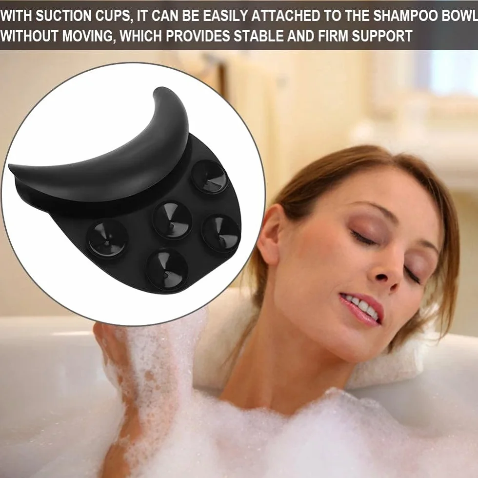 Cuscino in silicone per la testa del collo con sciampo, Gel Vassoio Lavatesta Salon Resto del Collo Cuscino Shampoo Bowl, resistente Shampoo ciotola per parrucchiere riposante per il collo