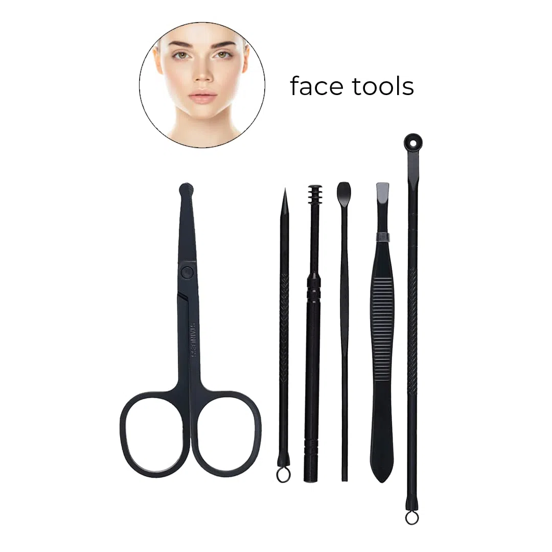Aba Group Kit Unghie 18 Set - Set Manicure Professionale - Per Viso, Piedi, Mani - Kit Manicure Professionale - Set Per Unghie – Viaggio Set Unghie in una Custodia - Sughero