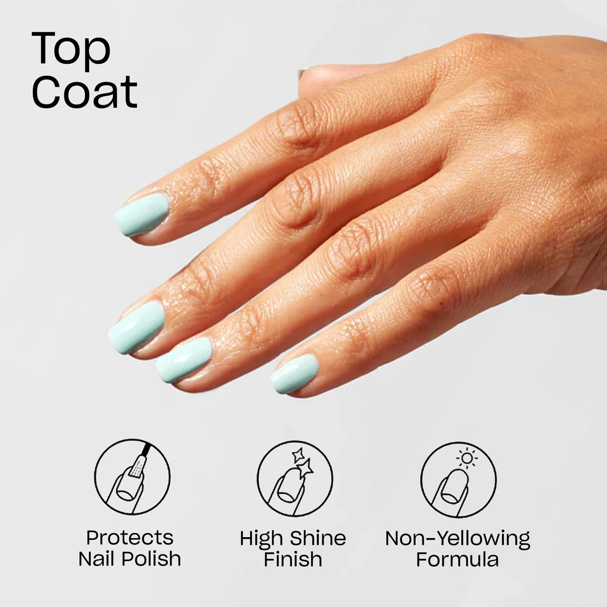 OPI Nail Lacquer - Smalto per Unghie -Top Coat Trasparente - 15ml