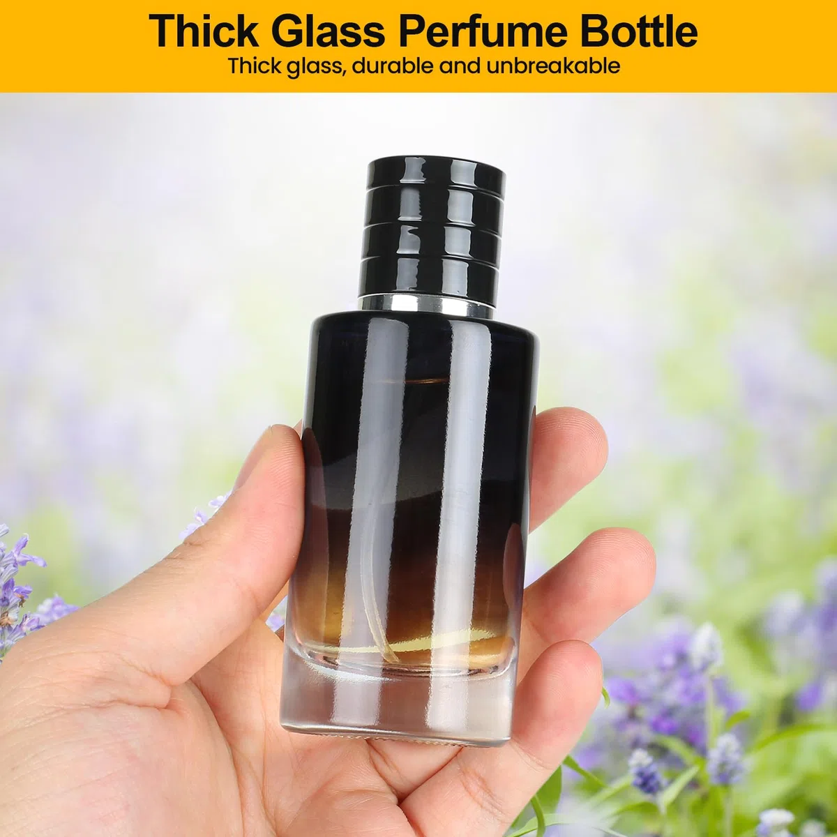 3 Pezzi Boccette Profumo Ricaricabili, 50ml Profumo Nebulizzatore di Profumo Rotondo Blu Sfumato, Portatile Nebulizzatori e Porta Profumo per Uomo e Donna Profumi Viaggi Cosmetici