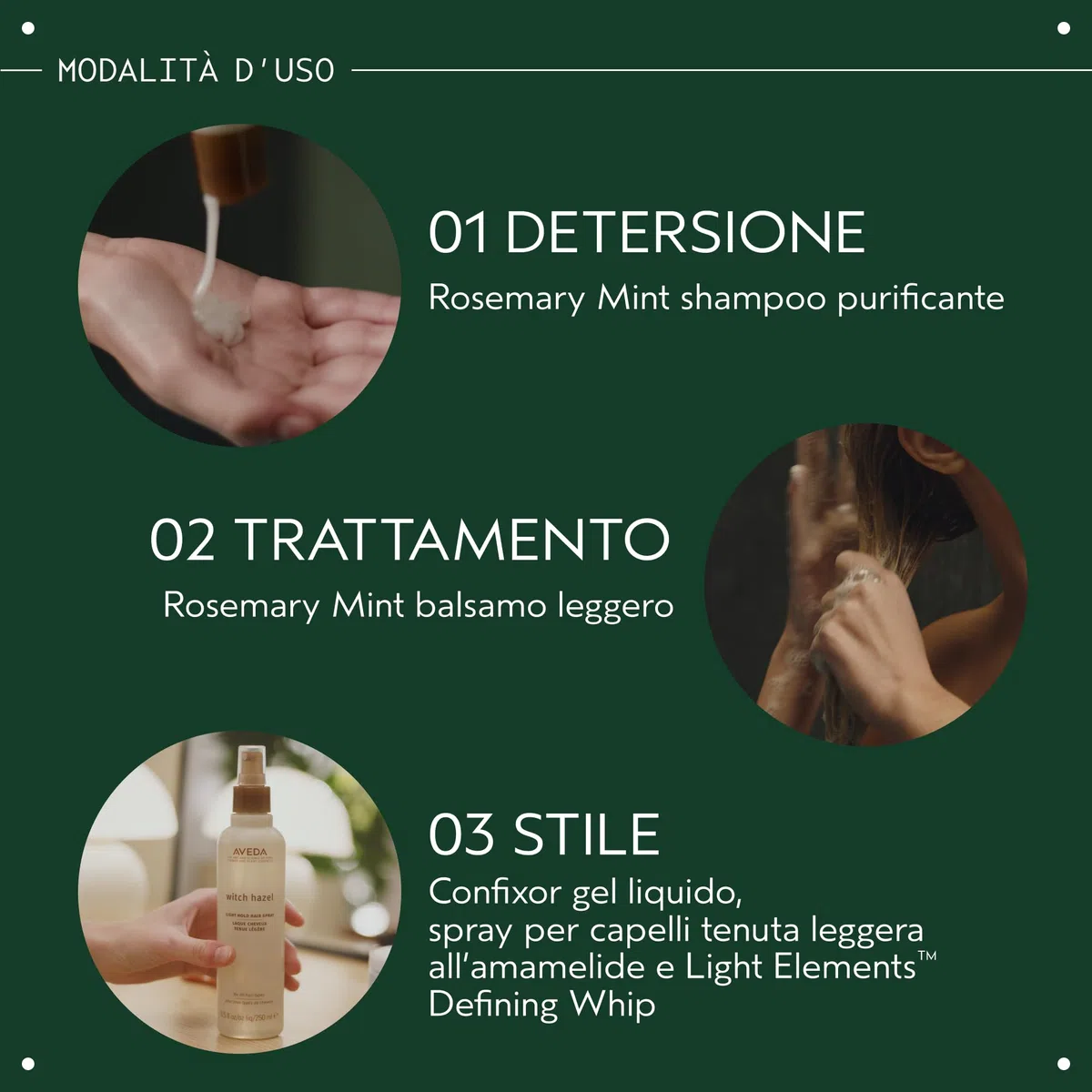 Aveda Rosemary Mint Shampoo Purificante - Shampoo detergente - Dona lucentezza - Per Capelli da Normali a Grassi e da Sottili a Medi