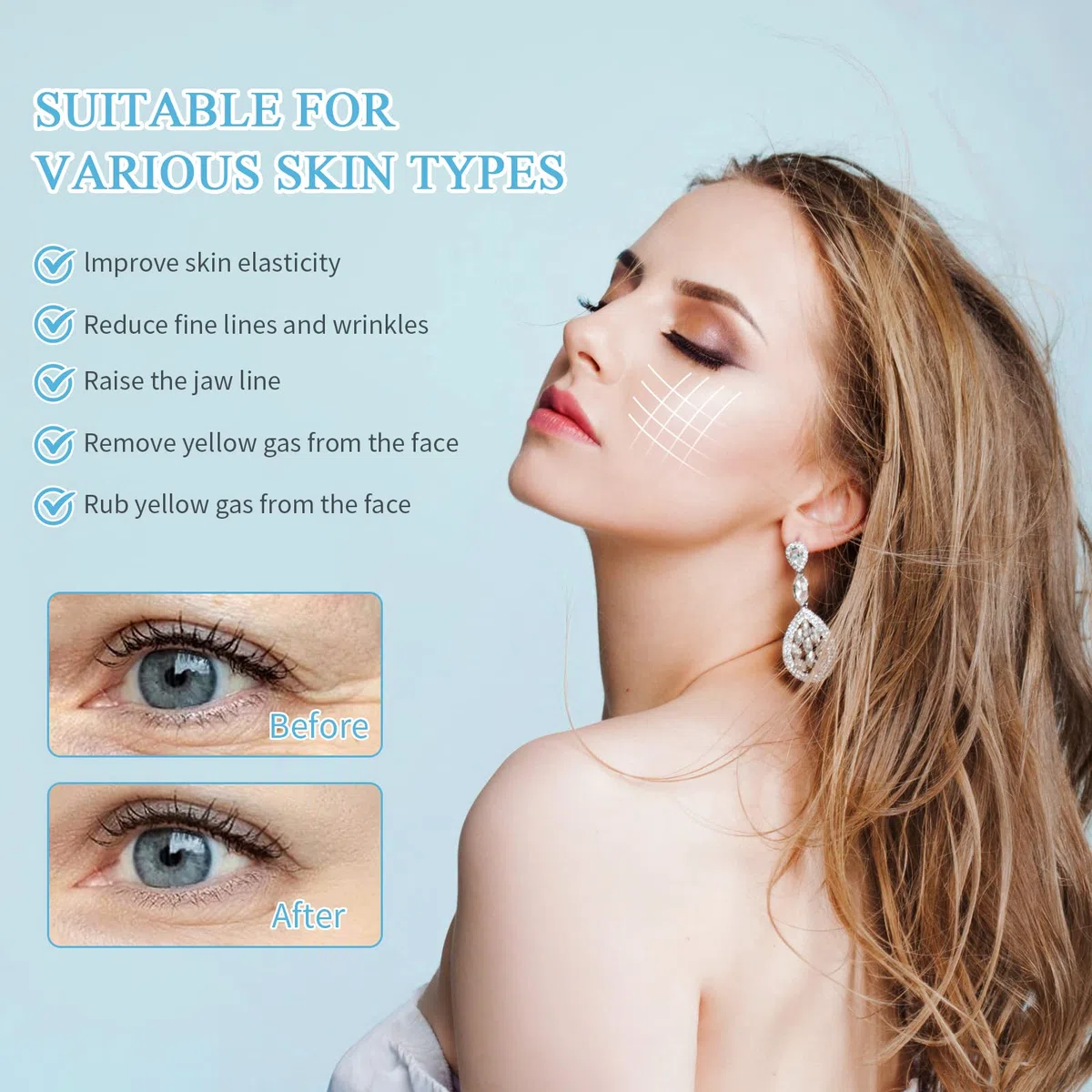 20 x 12 Pcs Fili di Seta Viso, Fili di Collagene Lifting Riassorbibili, Filo Proteico Solubile per Tonificare Pelle Ascensore Stringere, Filo per Sollevamento Viso Idratante
