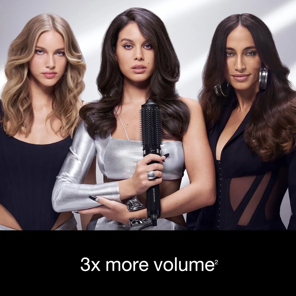 ghd Duet Hair Dryer Brush, Wet to Hair Dryer, No Heat Damage, 3 Times More Volume, 24 Hours Long Lasting Results, Frizz Free Drying, 50% More Shine, Color