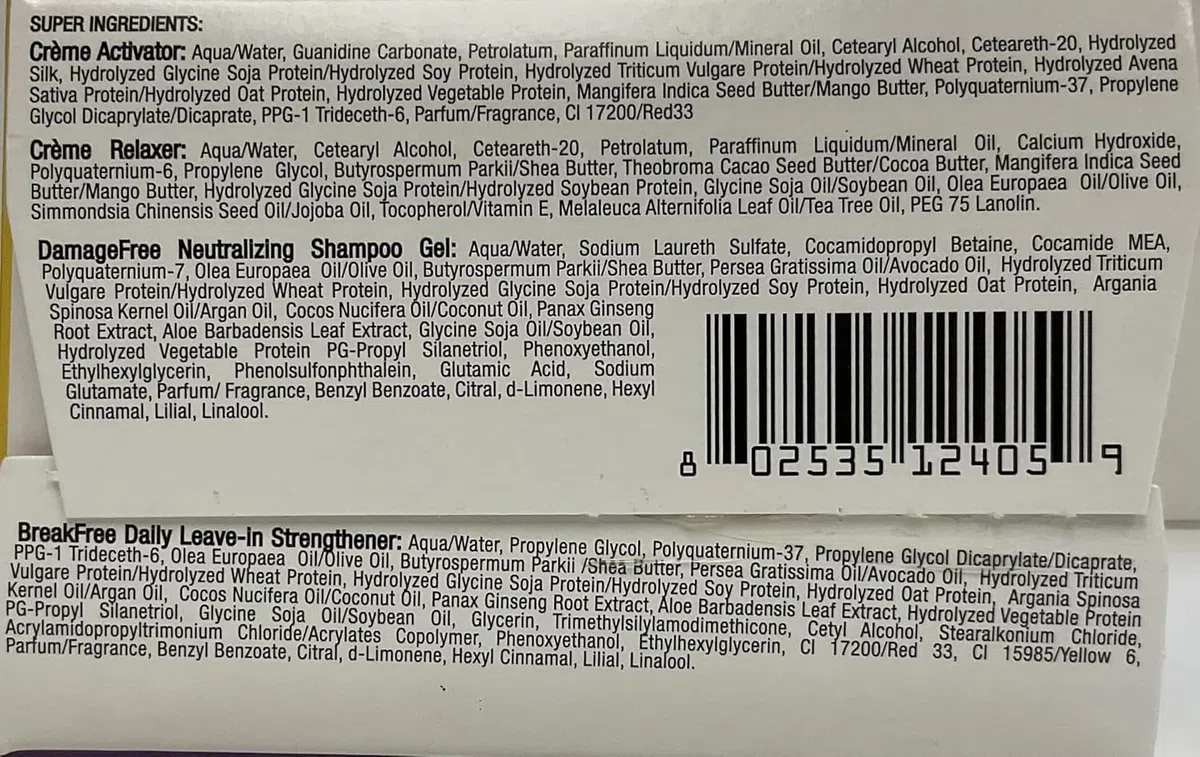 Stiraggio per capelli afro 1 applicazione completa Profectiv-Mega-Growth SUPER STRENGTH anti-damage