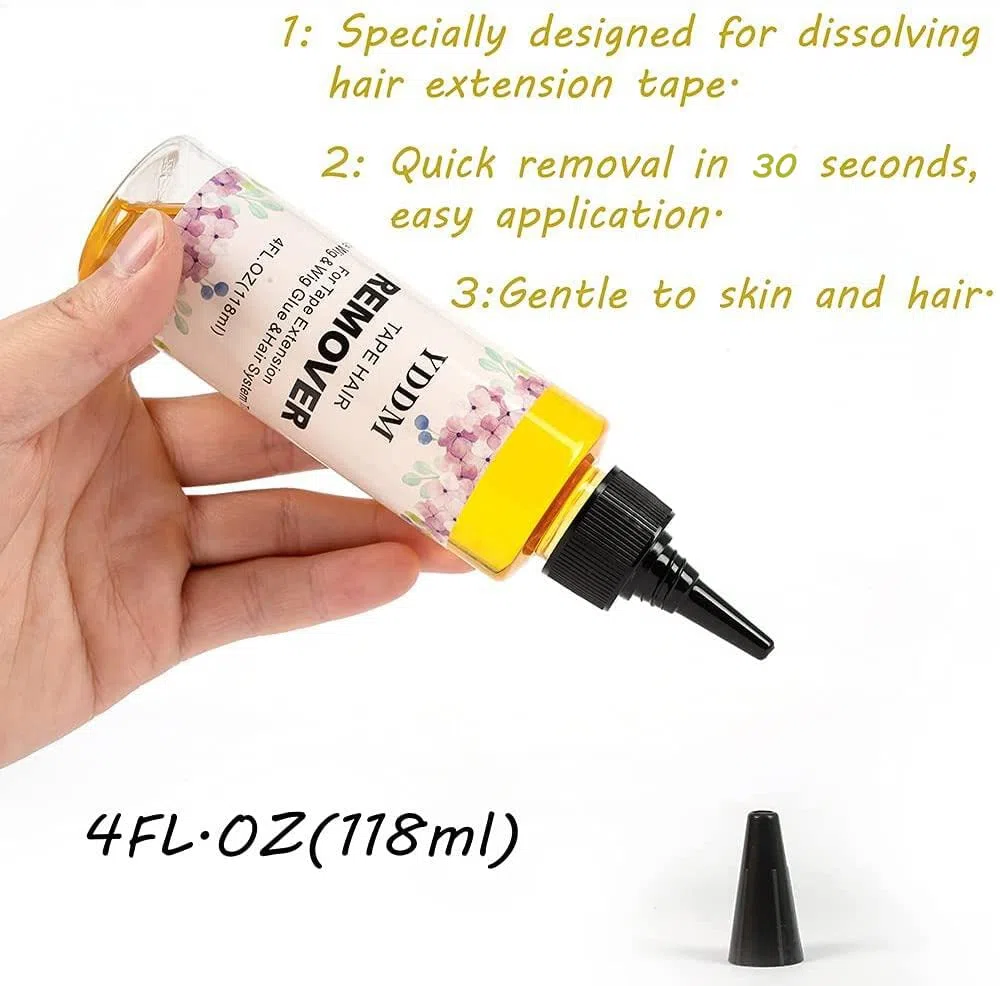 YDDM Dispositivo di Rimozione Colla per Nastro nelle Estensioni dei Capelli 4FL.oz (118 ml) per Parrucche in Pizzo