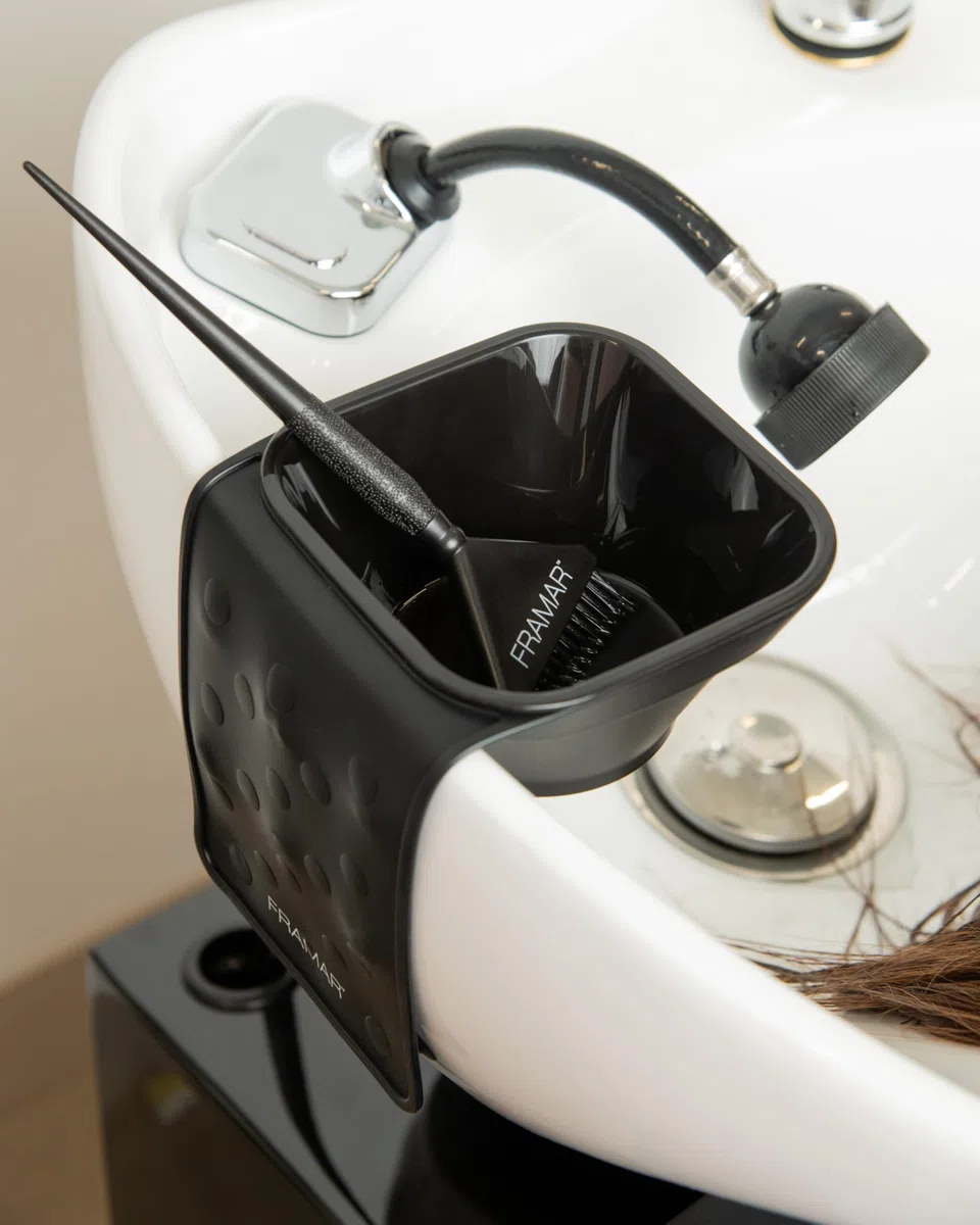 FRAMAR Toning Tub Ciotola Tinta Capelli - Ciotola Per Tinta Capelli, Ciotola Per Tintura, Ciotole Parrucchiere, Tinta Per Capelli, Accessori Parrucchiere, Ciotola Per Toner Capelli - 2 Pezzi