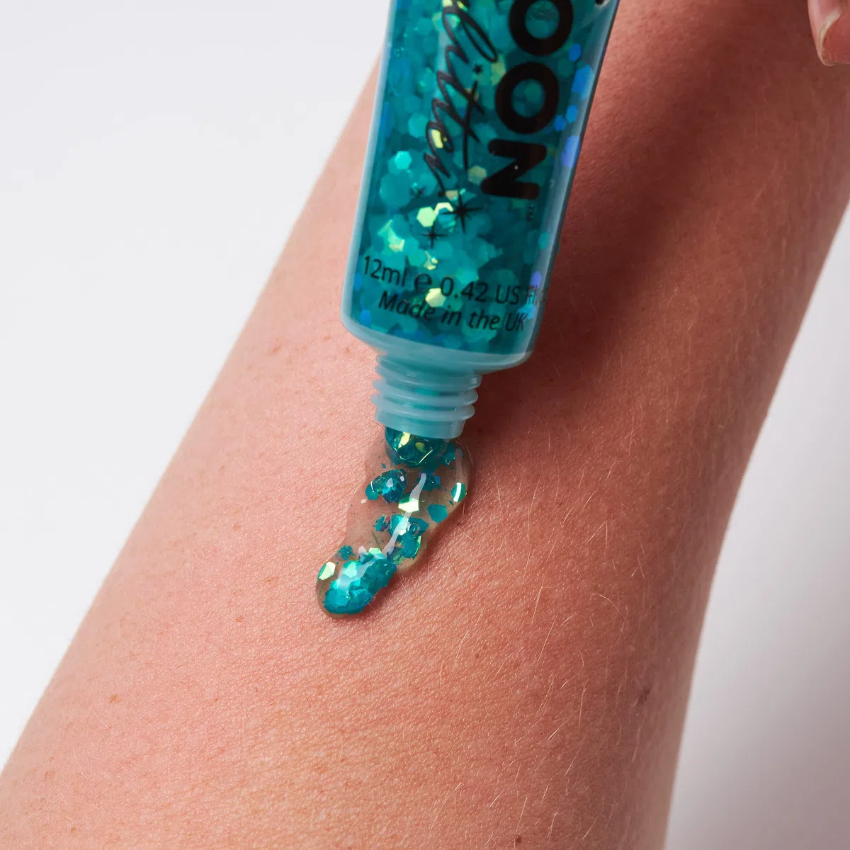 Glitter Chunky Gel scintillante per viso e corpo di Moon Glitter - 12ml - Pittura Viso Glitter - Set di 5 colori