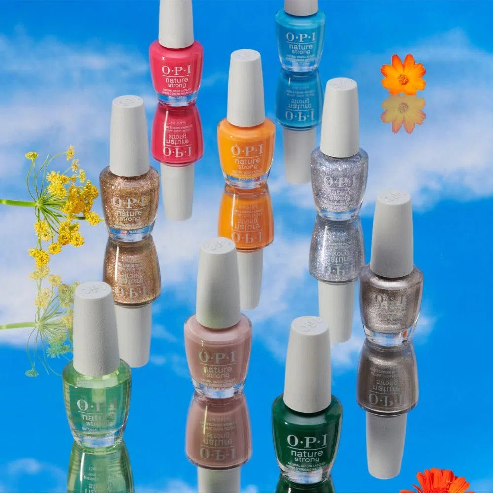 OPI Nature Strong | Smalto per Unghie di Origine Naturale Vegano| Base & Top, 15ml